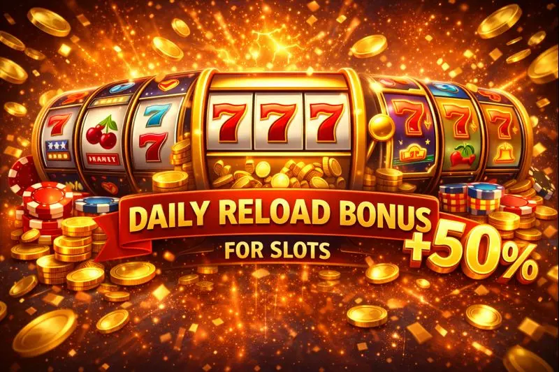 TWCBet Casino Daily Reload Bonus
