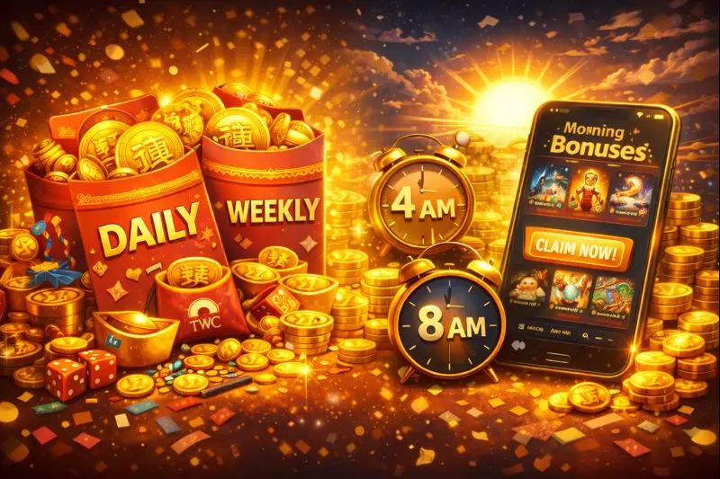 TWCBet Casino Morning Bonuses
