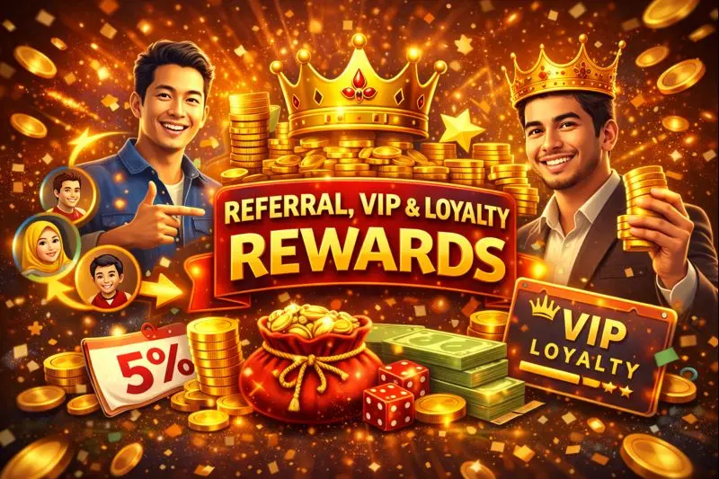 TWCBet Casino Referral and VIP Rewards